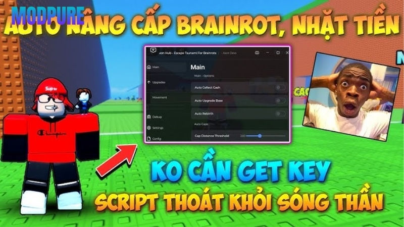 Hack Thoát Khỏi Sóng Thần Brainrot