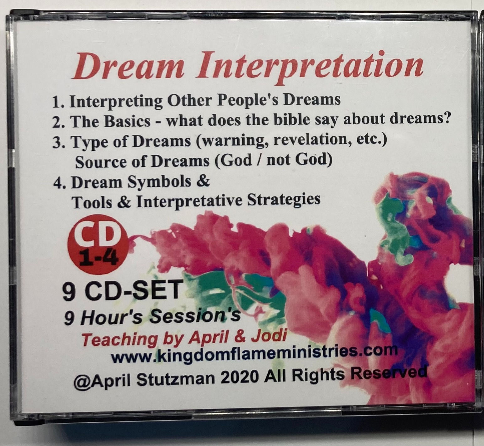 Dream Interpretation by april stutzman CD SET