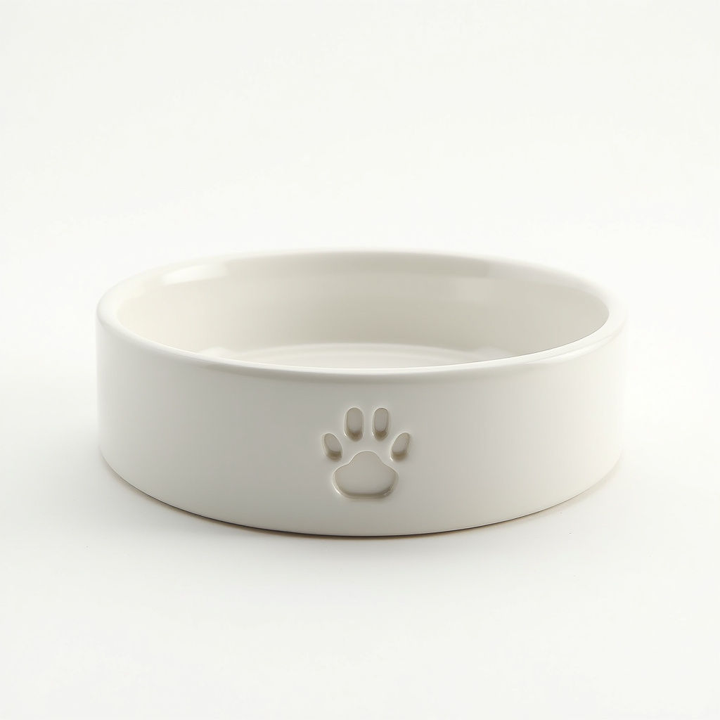 Paw Print Ceramic Bowl