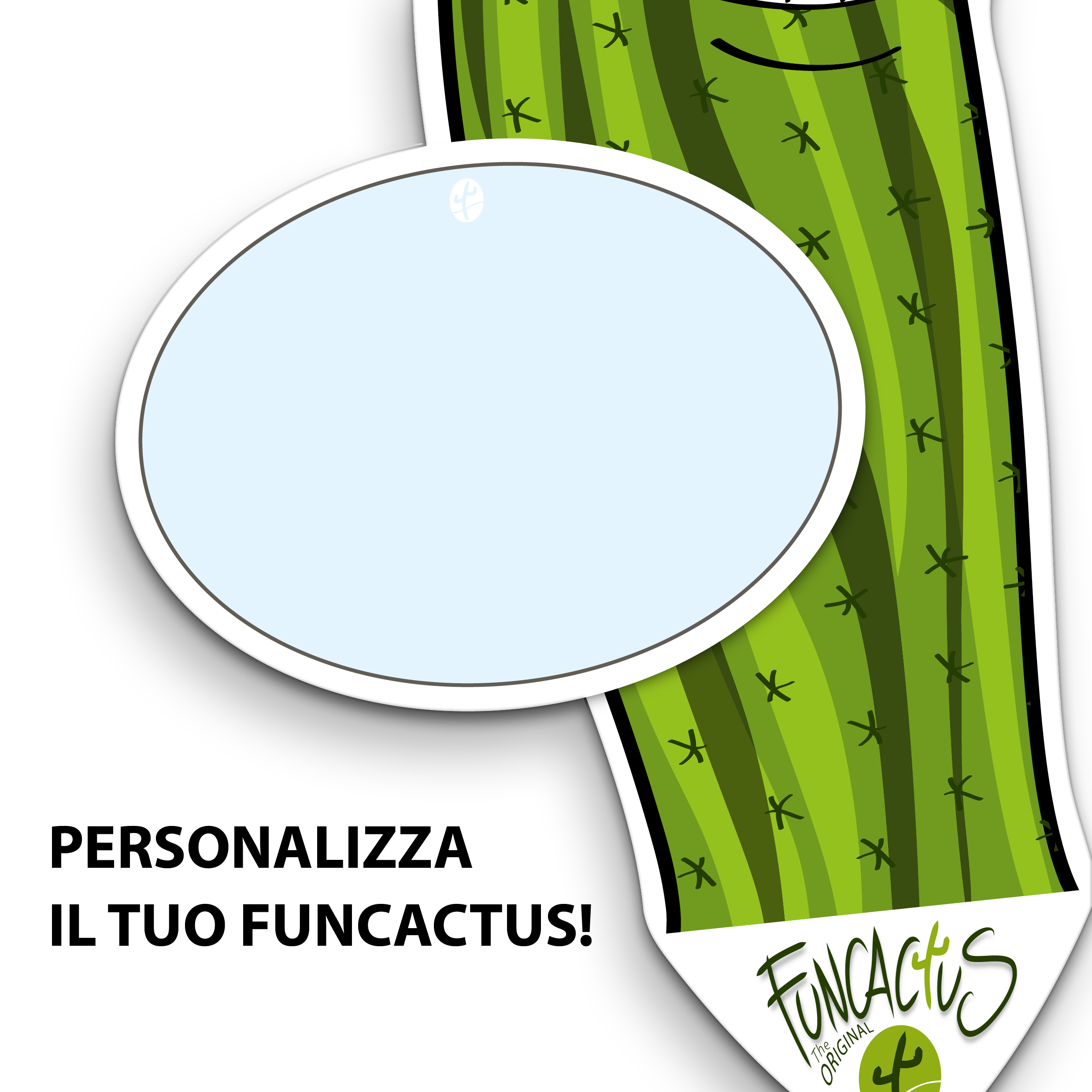 FUNCACTUS + FUMETTO PERSONALIZZATO