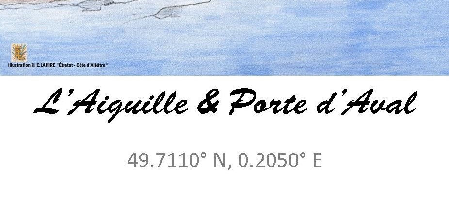 Miniature : Mug 325ml de la falaise d'Aval avec son Aiguille à côté à Étretat