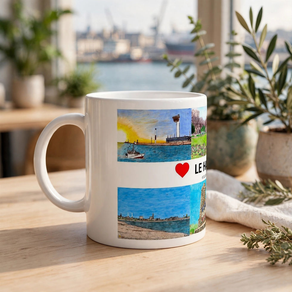 Mug en céramique Le Havre