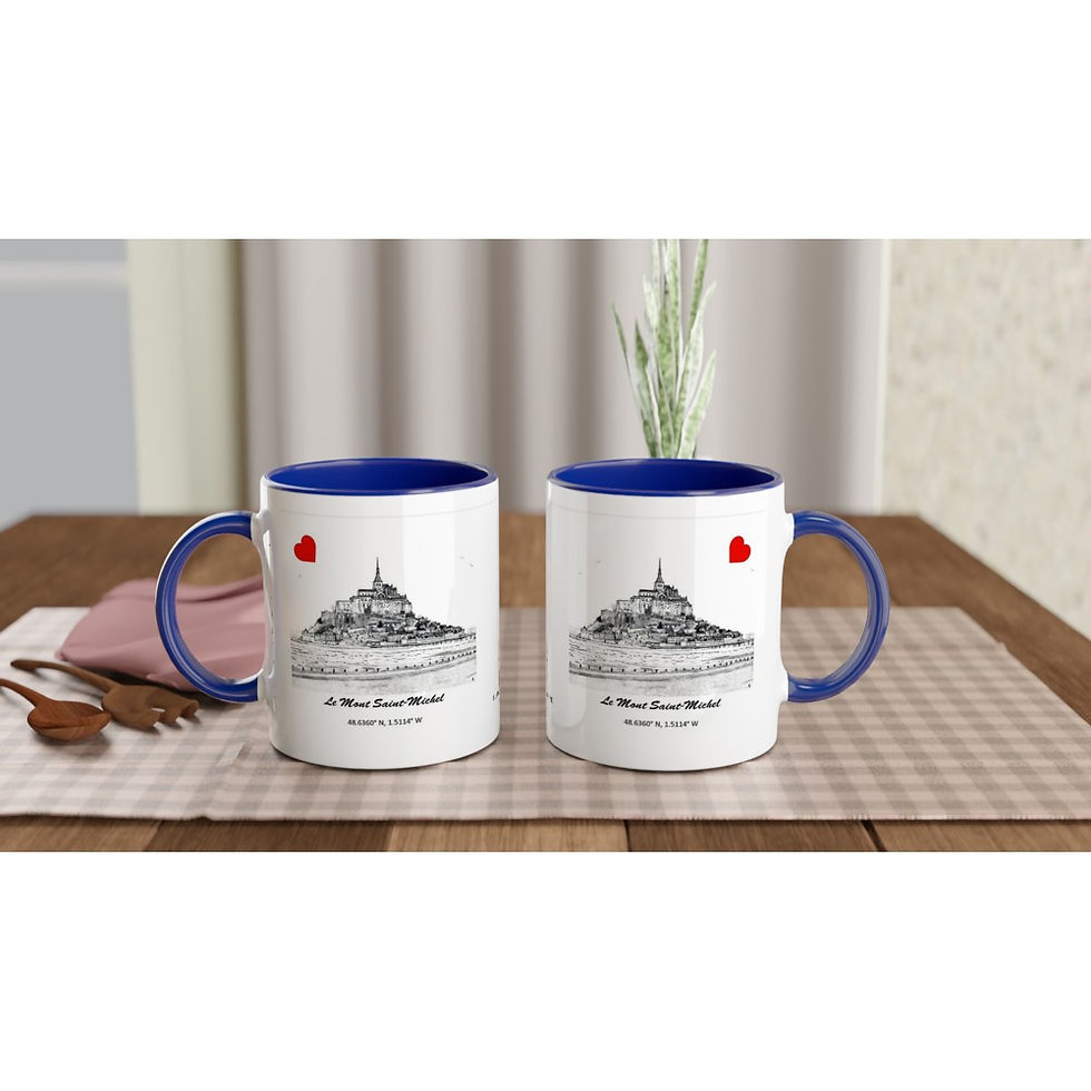 Miniature : Illustration Le Mont Saint-Michel | Mug à café 325ml