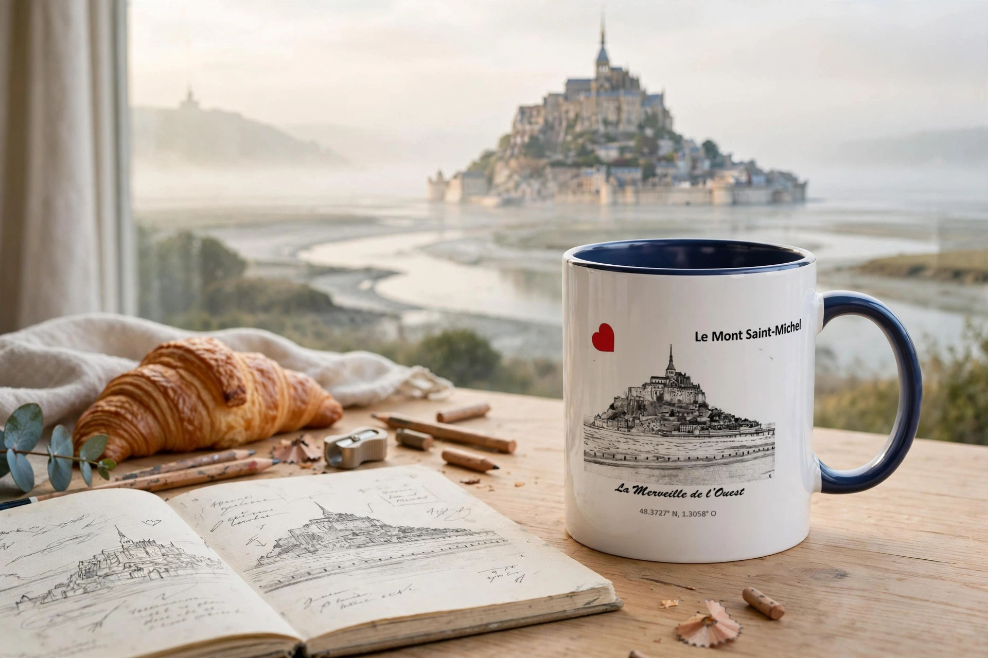 Mug en céramique Mont Saint-Michel - La Merveille de l'Ouest