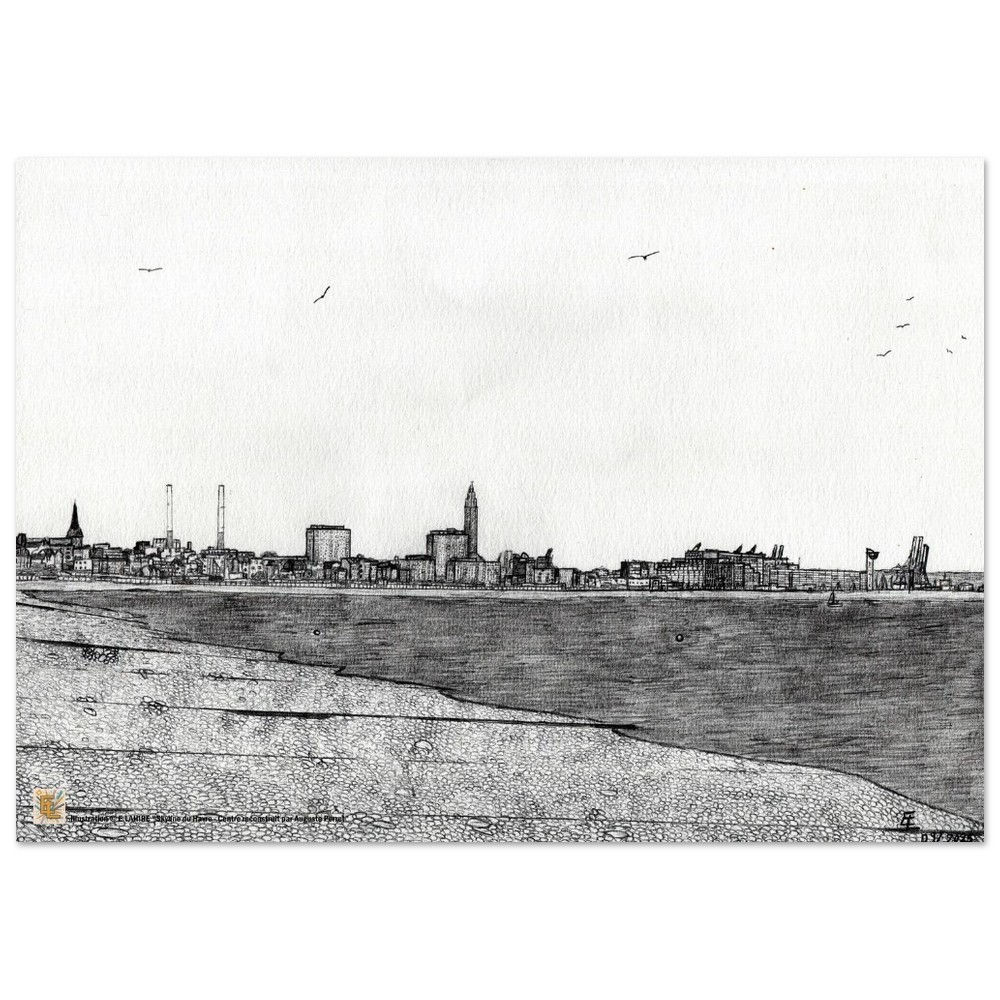 Le Havre - Noir et blanc