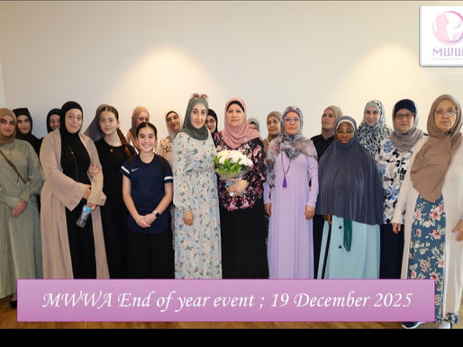 MWWA End of Year Event - Islamic Rulings on Menstruation and Menopause