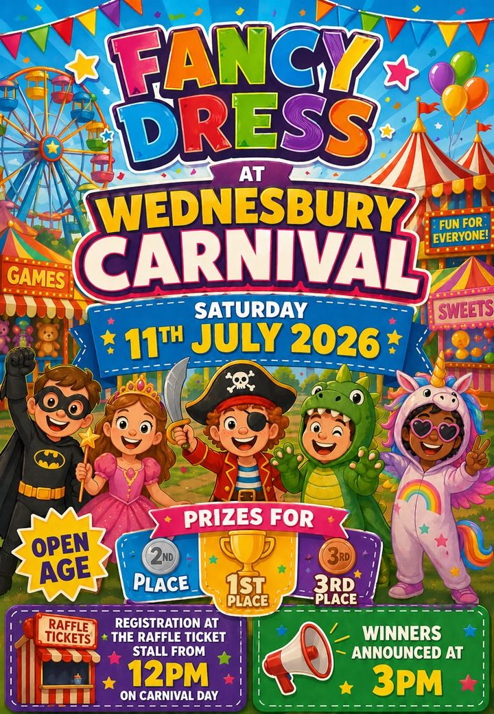 Wednesbury Carnival 2026