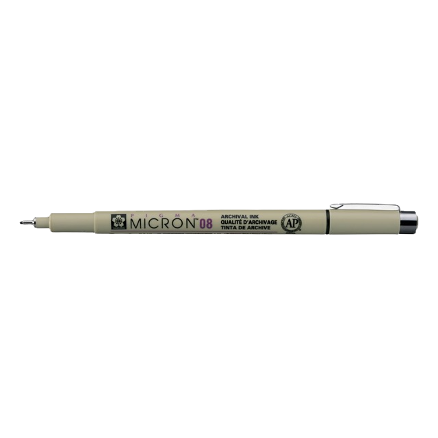 Thumbnail: Pigma Micron 08, 0.50 mm - Black