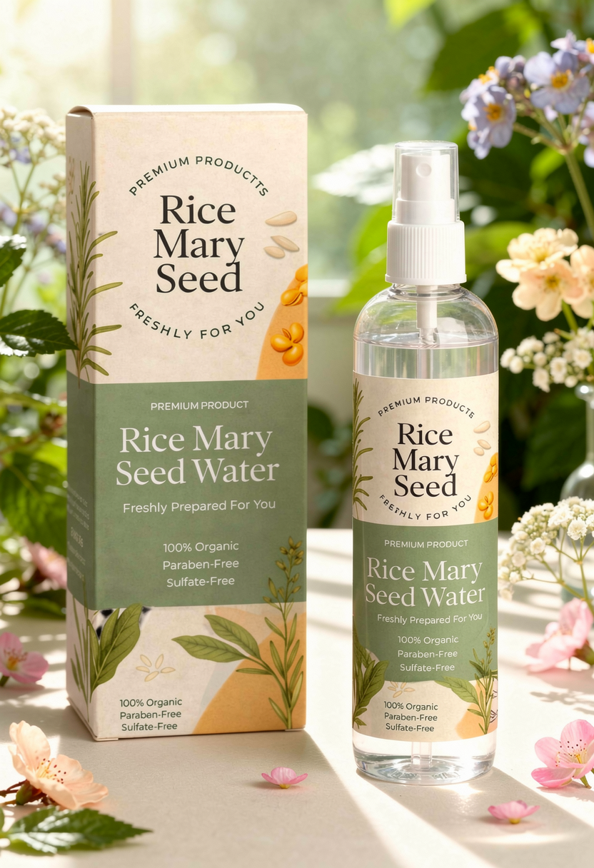 Rice Mary Seed Hair Tonic | 200ml - 3 Weeks Usage