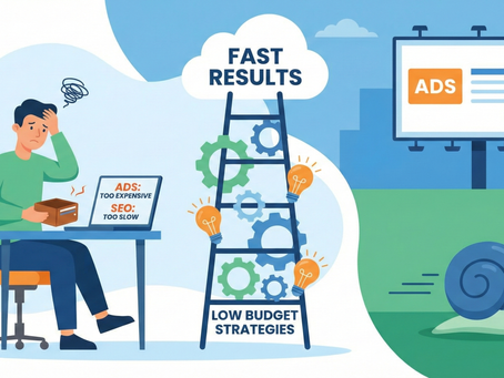 Stuck Between Ads & SEO? 5 Low Budget Marketing Strategies That Work Fast