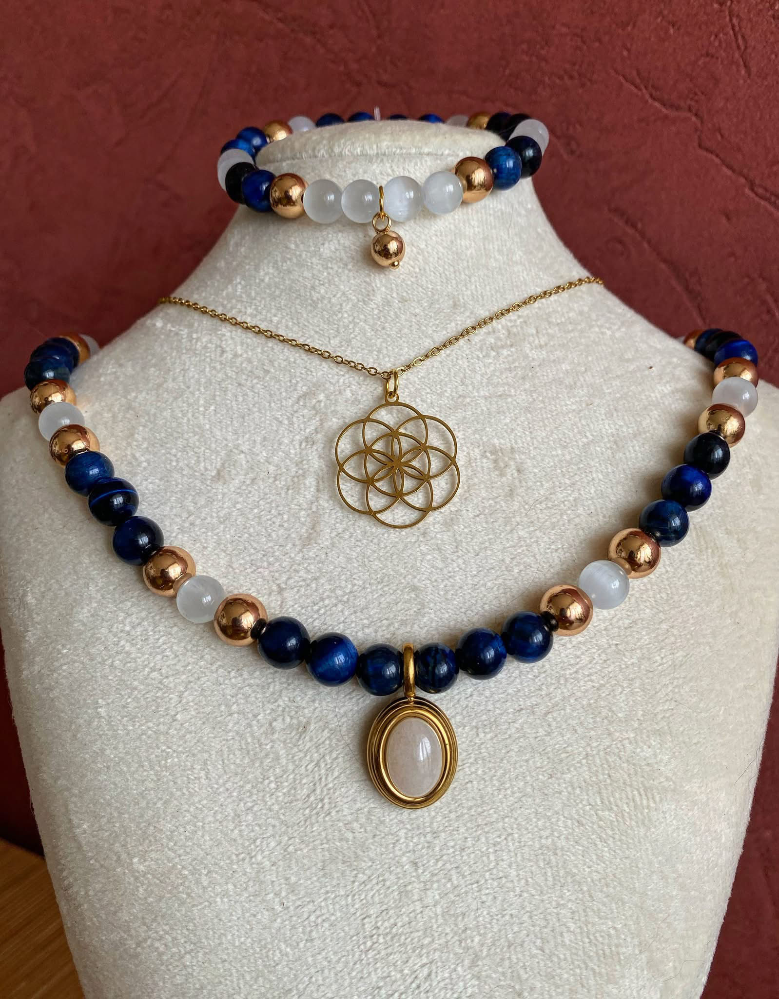 Parure « L’Azur Sacré »