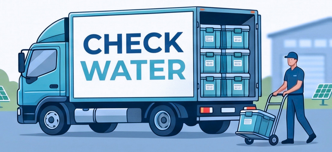 Water Testing - Water Check - Sampling kit gets delivered to your door