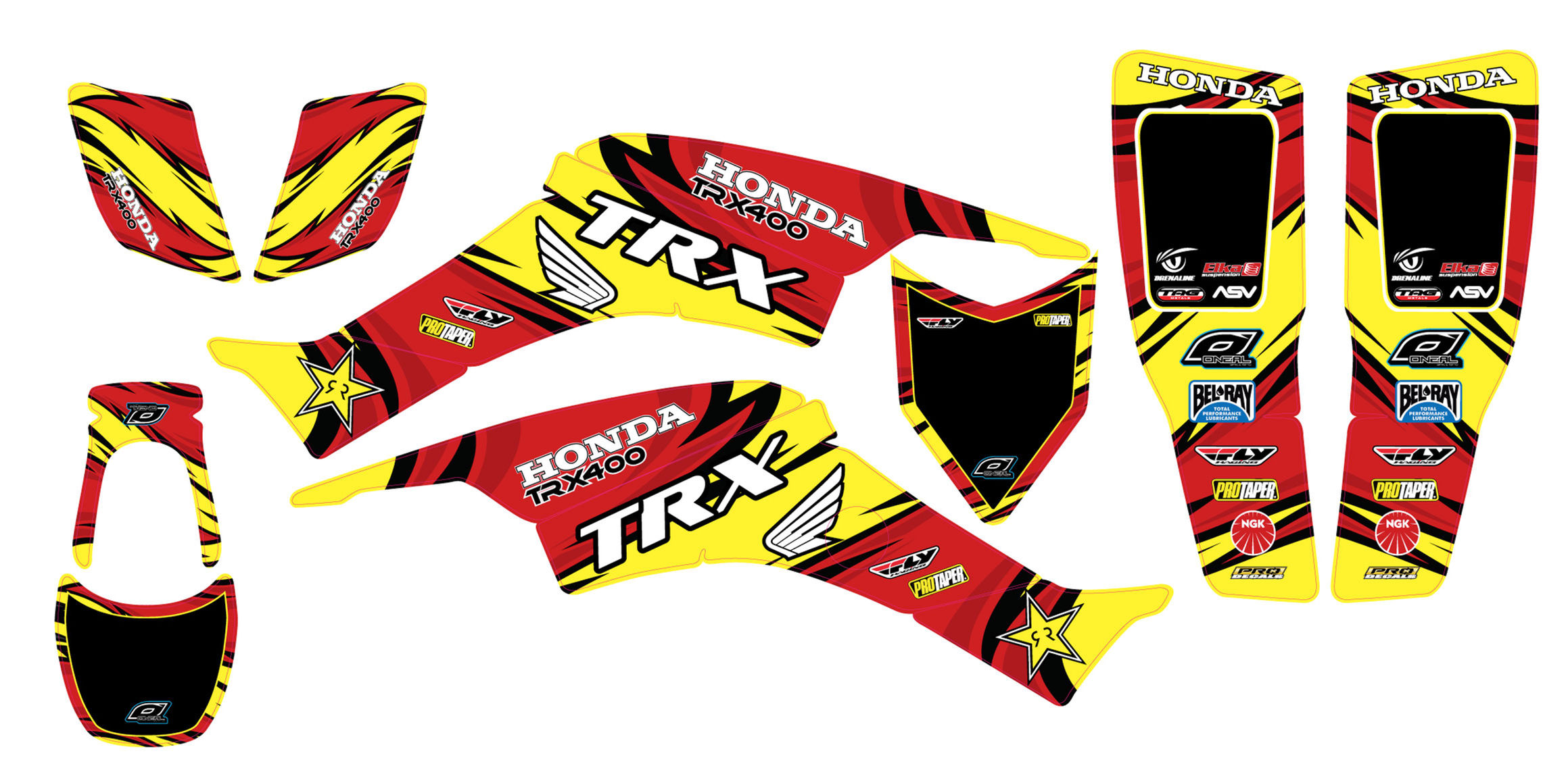 HondaTRX400 1999 to 2007 graphic kit