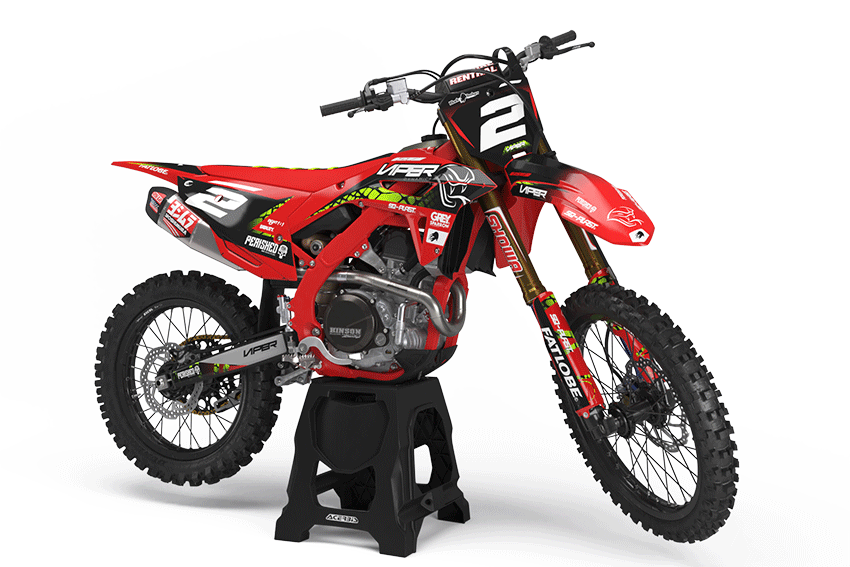 Honda CRF Dirt Bike with Decals - Dirt Bike Graphics - MxProDecals