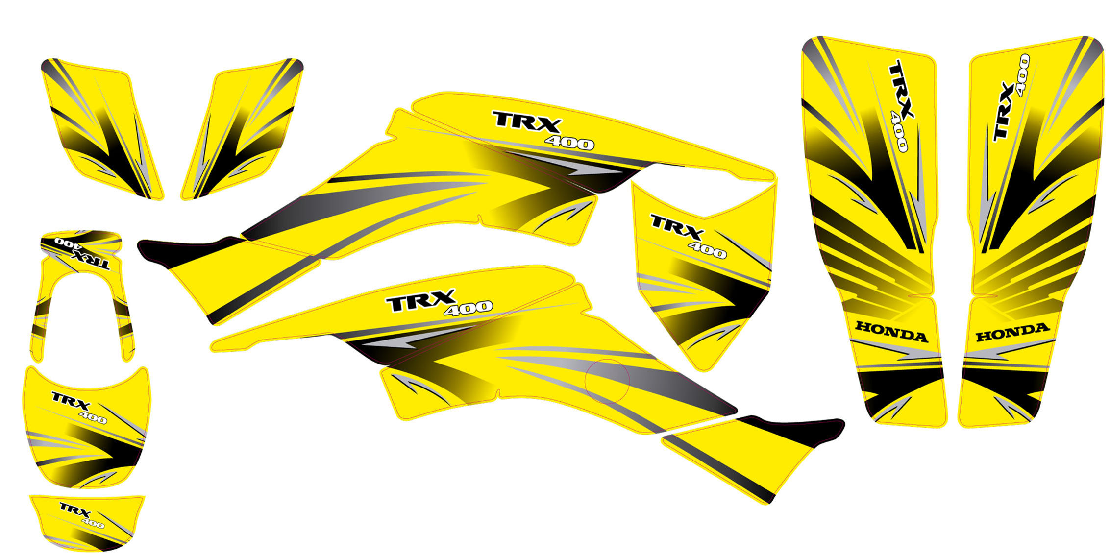 HondaTRX400 1999 to 2007 graphic kit