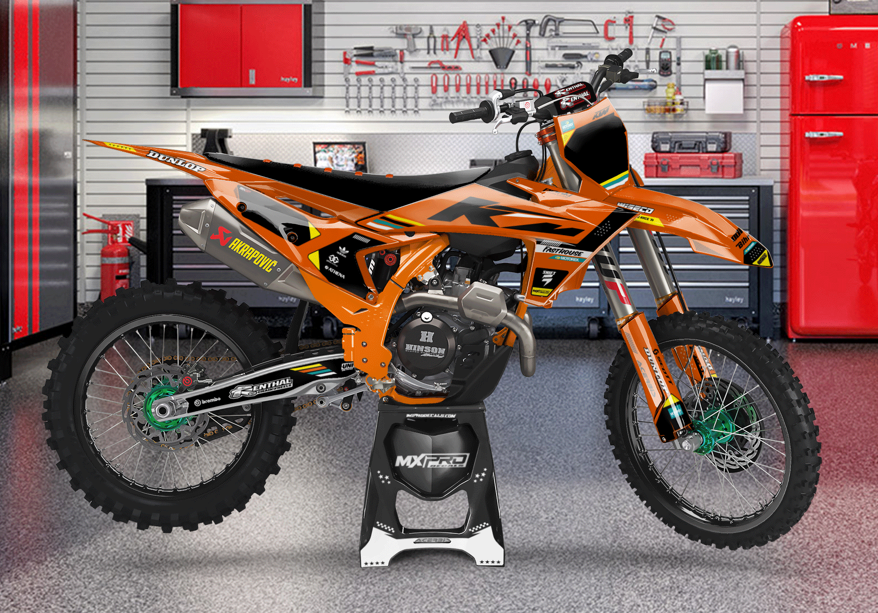KTM 2023-2024 SX SXF EXC EXC-F XC XC-W XCF-W カスタム デカール 