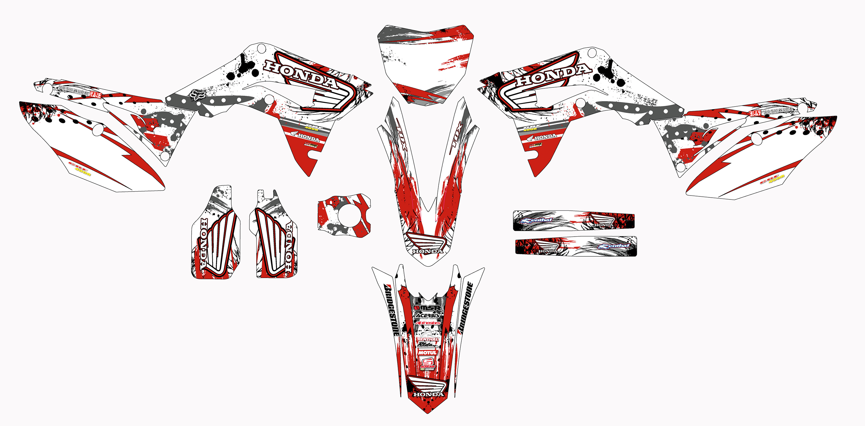 HONDA CRF250R (2018 to 2021) CRF450R (2017 to 2020)