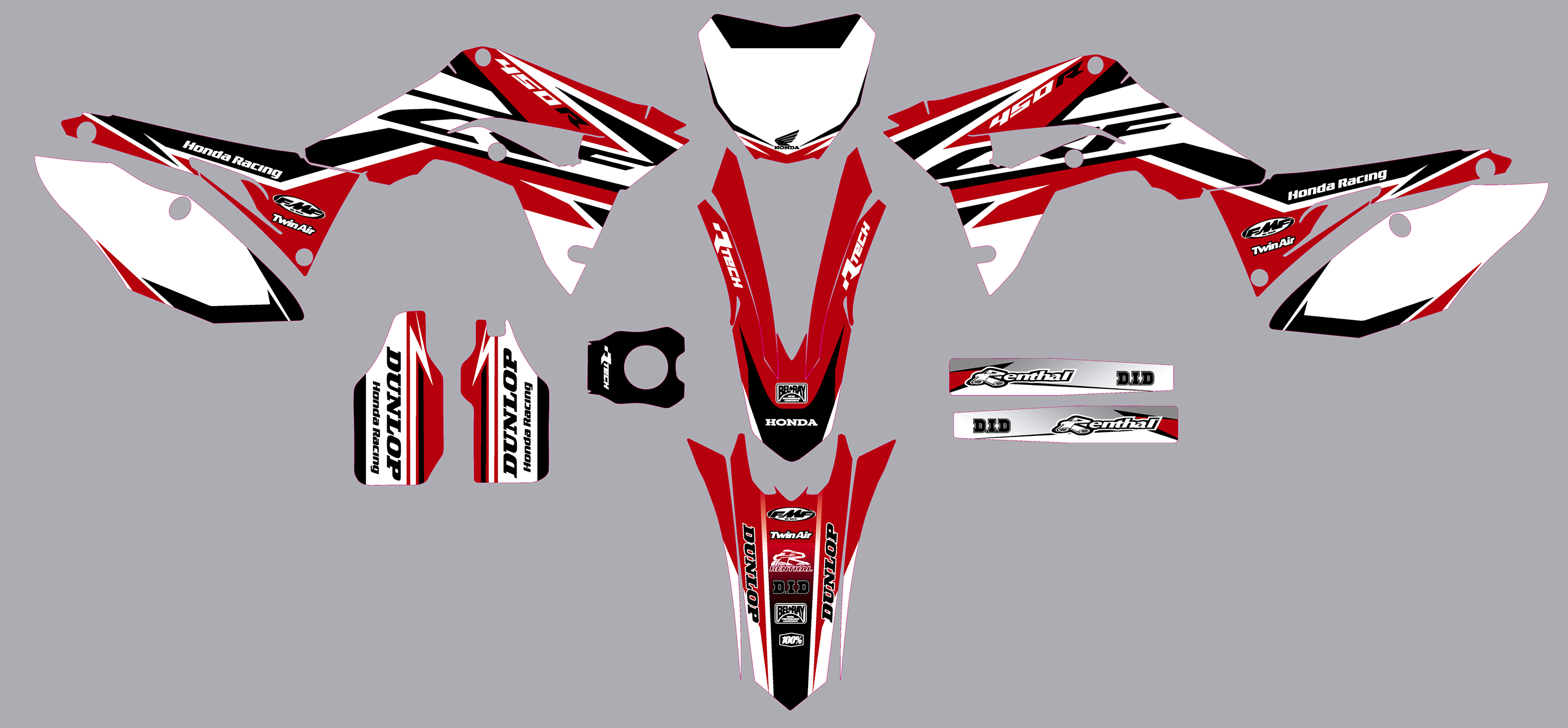 HONDA CRF250R (2018 to 2021) CRF450R (2017 to 2020)