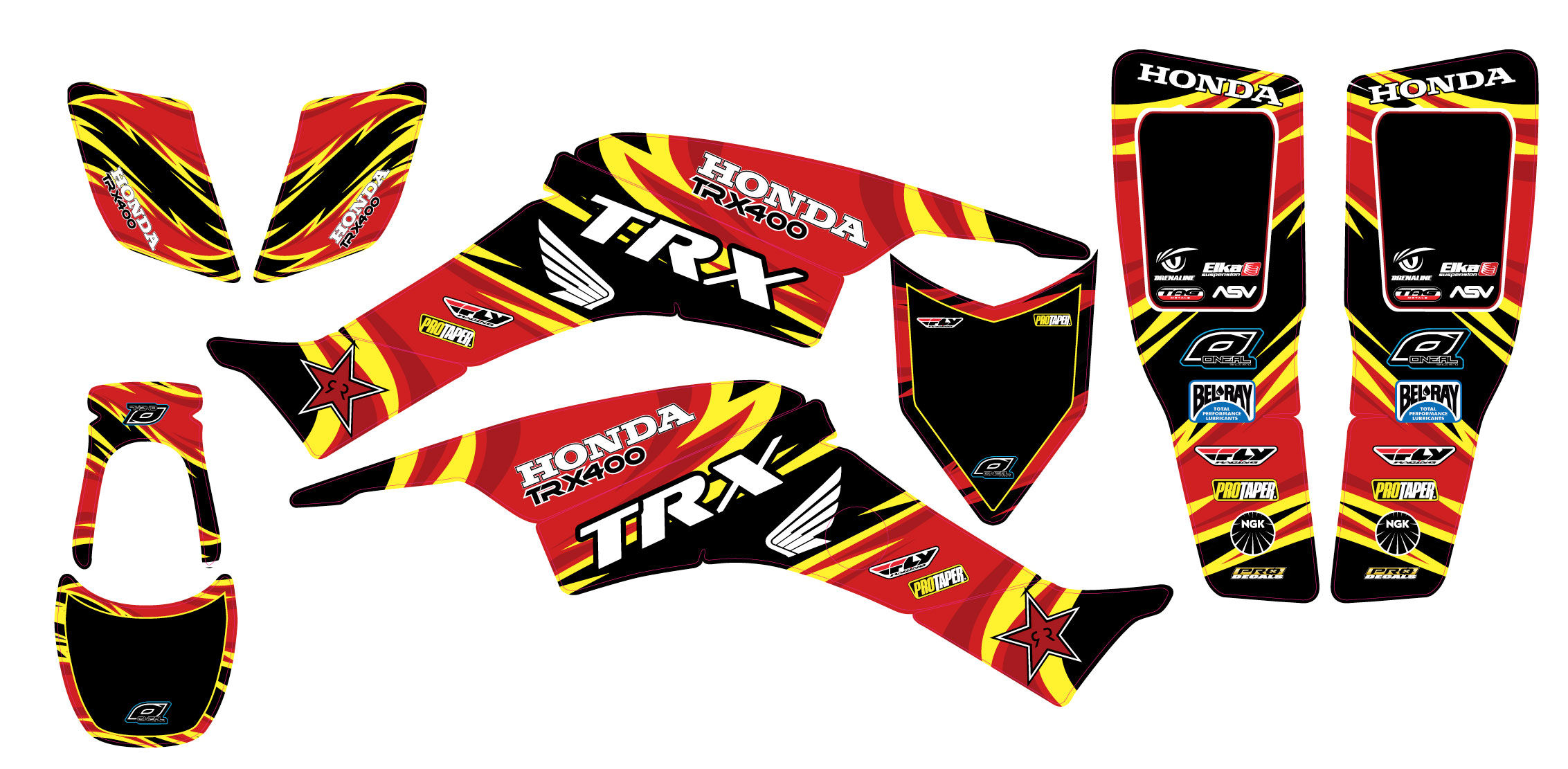 HondaTRX400 1999 to 2007 graphic kit