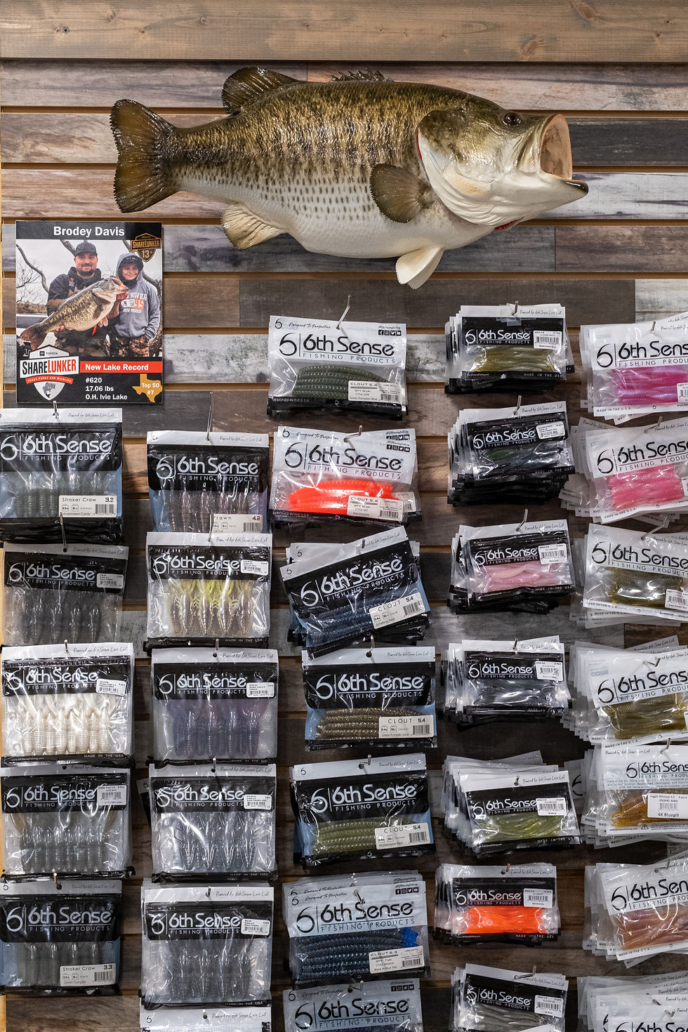You can't go wrong with soft plastic.