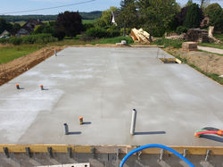 Dalle sur vide sanitaire à Adelans (70)