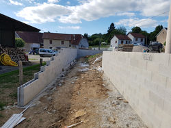 Création agglos coffrant à Ormenans (70)