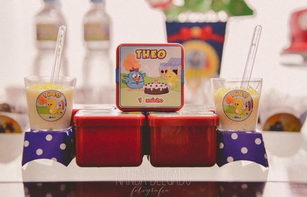 Mesa temática com Doces Ana Paula