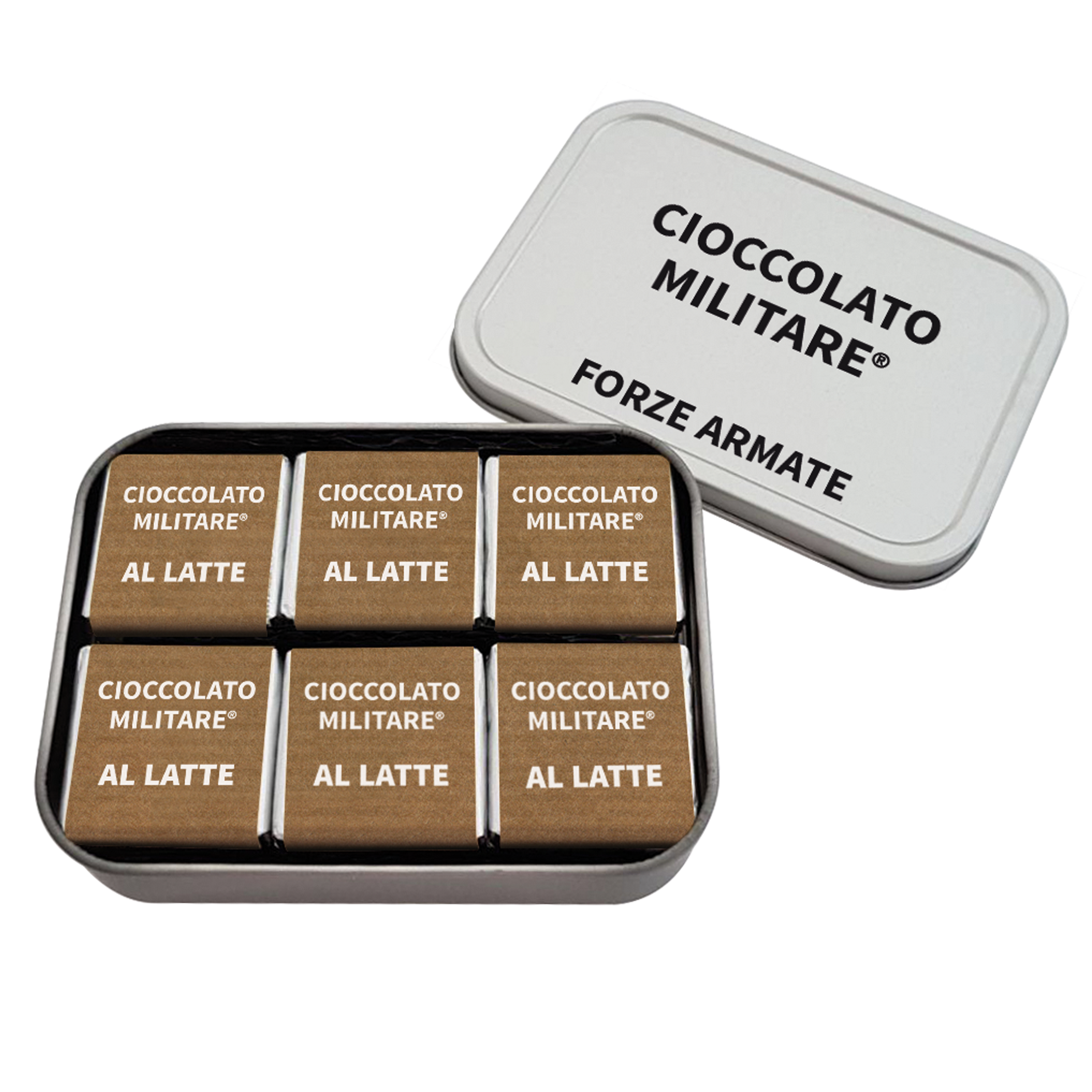 RFACM139 - SCATOLA METALLO 24 NAPOLITAIN LATTE