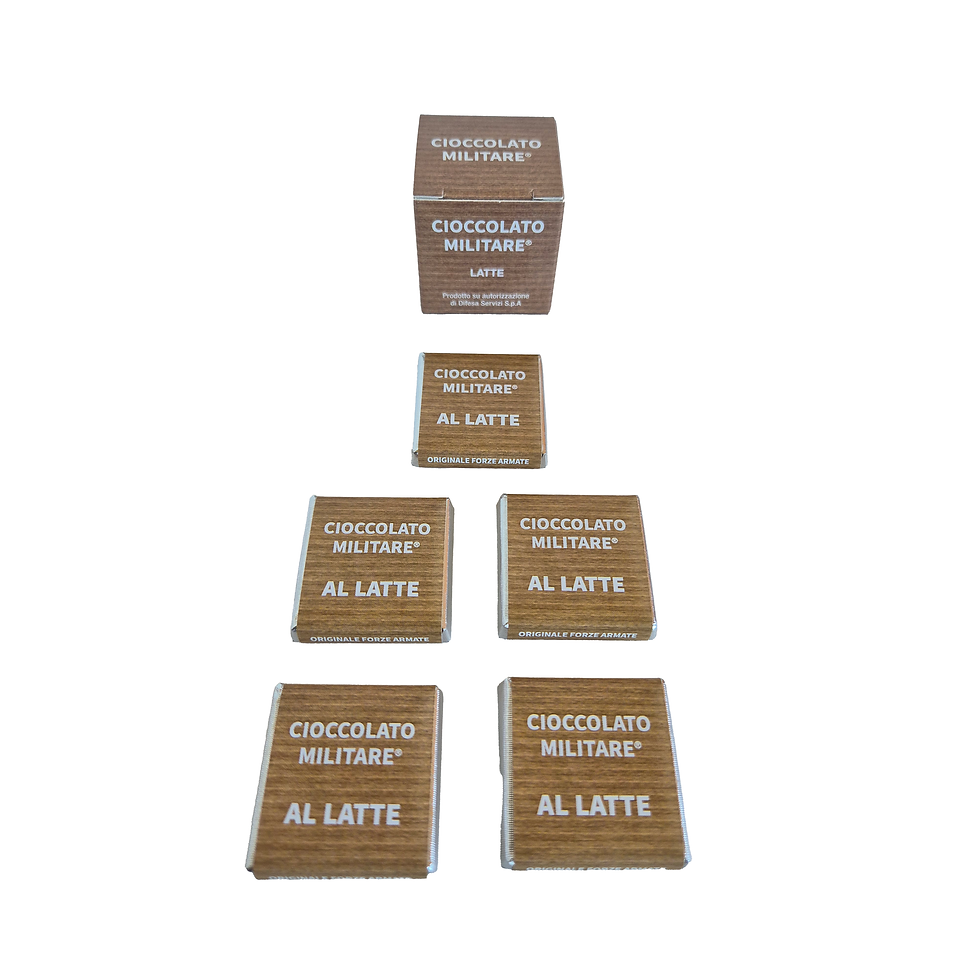 Miniatura: RFACM121-L  CUBO NAPOLITAIN AL LATTE CIOCCOLATO MILITARE