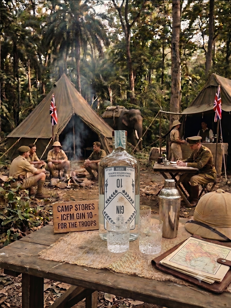 Il Gin nella storia Militare moderna, dall'India all'Italia in un viaggio andata e ritorno