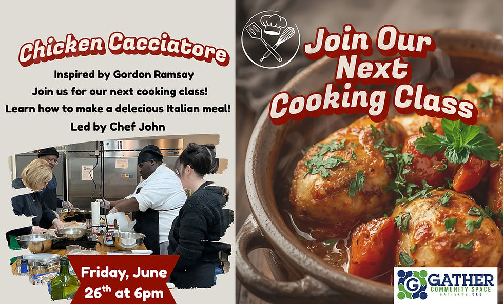 Community Cooking Class: Chicken Cacciatore