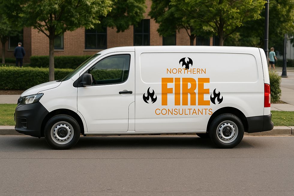 Northern Fire Consultants Van on Street.png