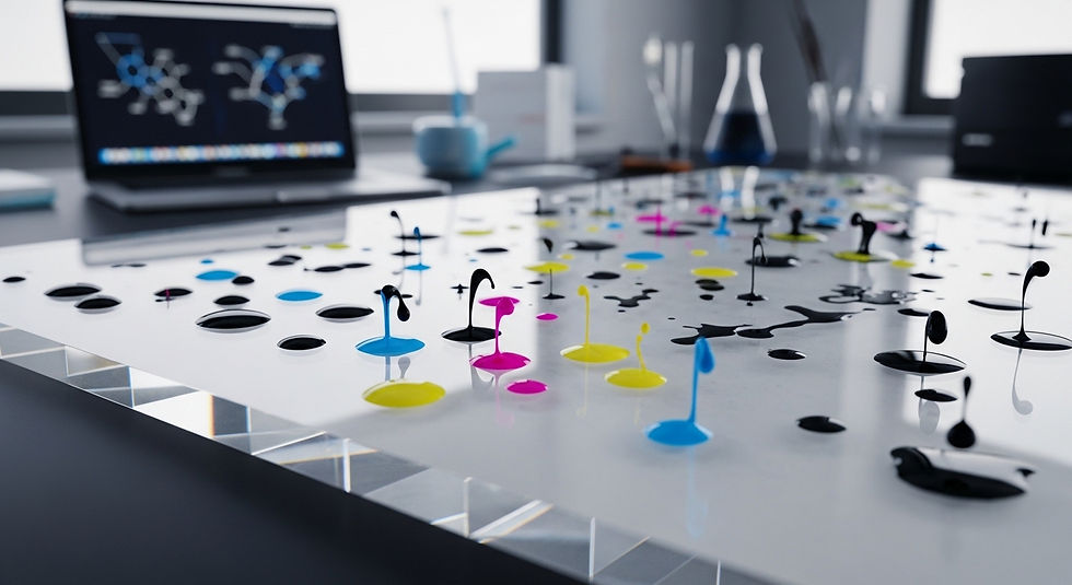 Why Standard Inkjet Ink Won't Stick to Acrylic