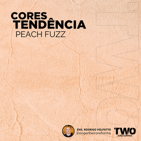Cores Tendência 2024: Peach Fuzz