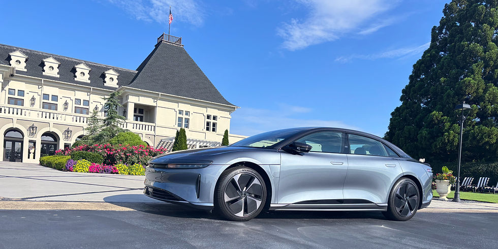 2025 Lucid Air Touring at the Chateau Elan in Braselton, Georgia