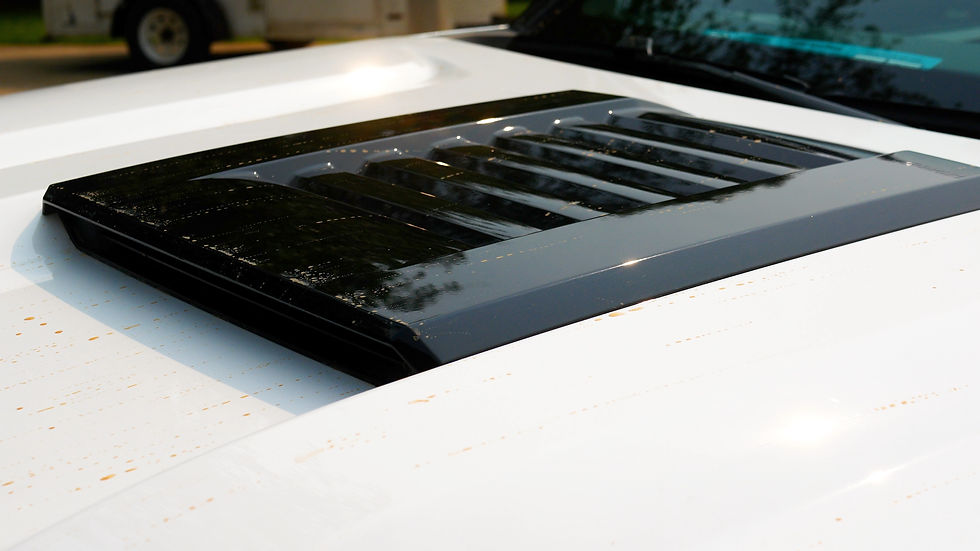 A little mud on the tires...and on the non-functional hood scoop.