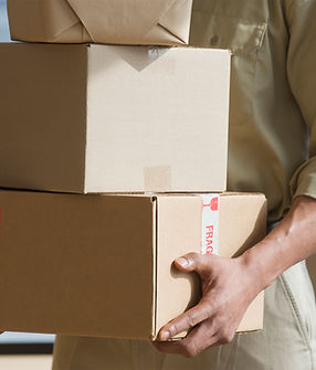 Liefer-Hands-Halten-Box