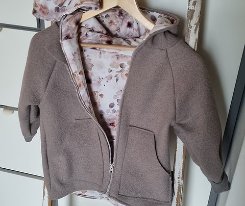 Walkjacke Taupe