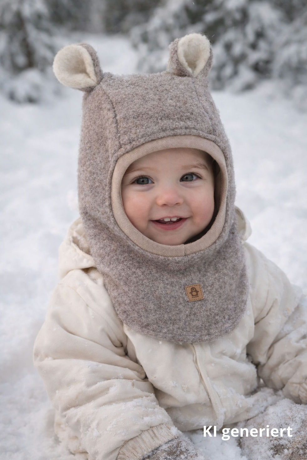 Miniaturbild: Schlupfmütze Beige