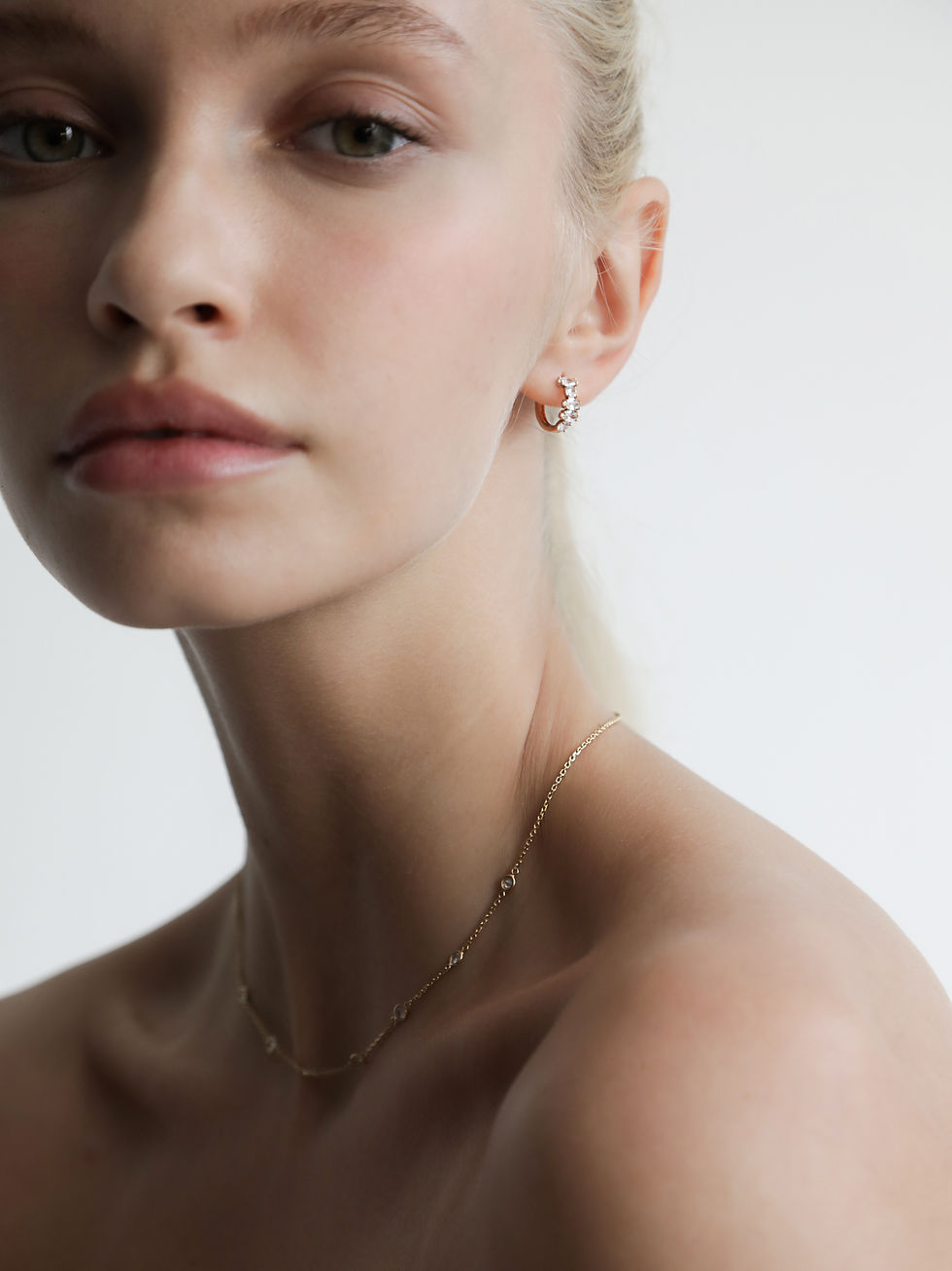 Thumbnail: Diamond earrings by Kelly Fletcher Jewelry
