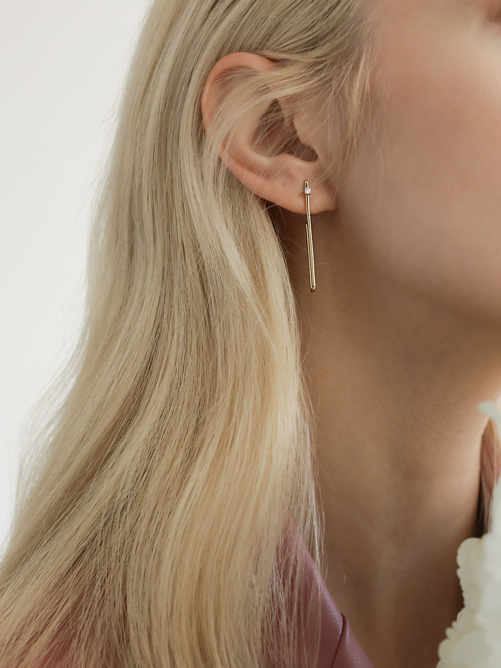Thumbnail: Signature Diamond earrings by Kelly Fletcher Jewelry