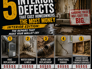 The 5 Interior Defects That Cost Homeowners the Most Money