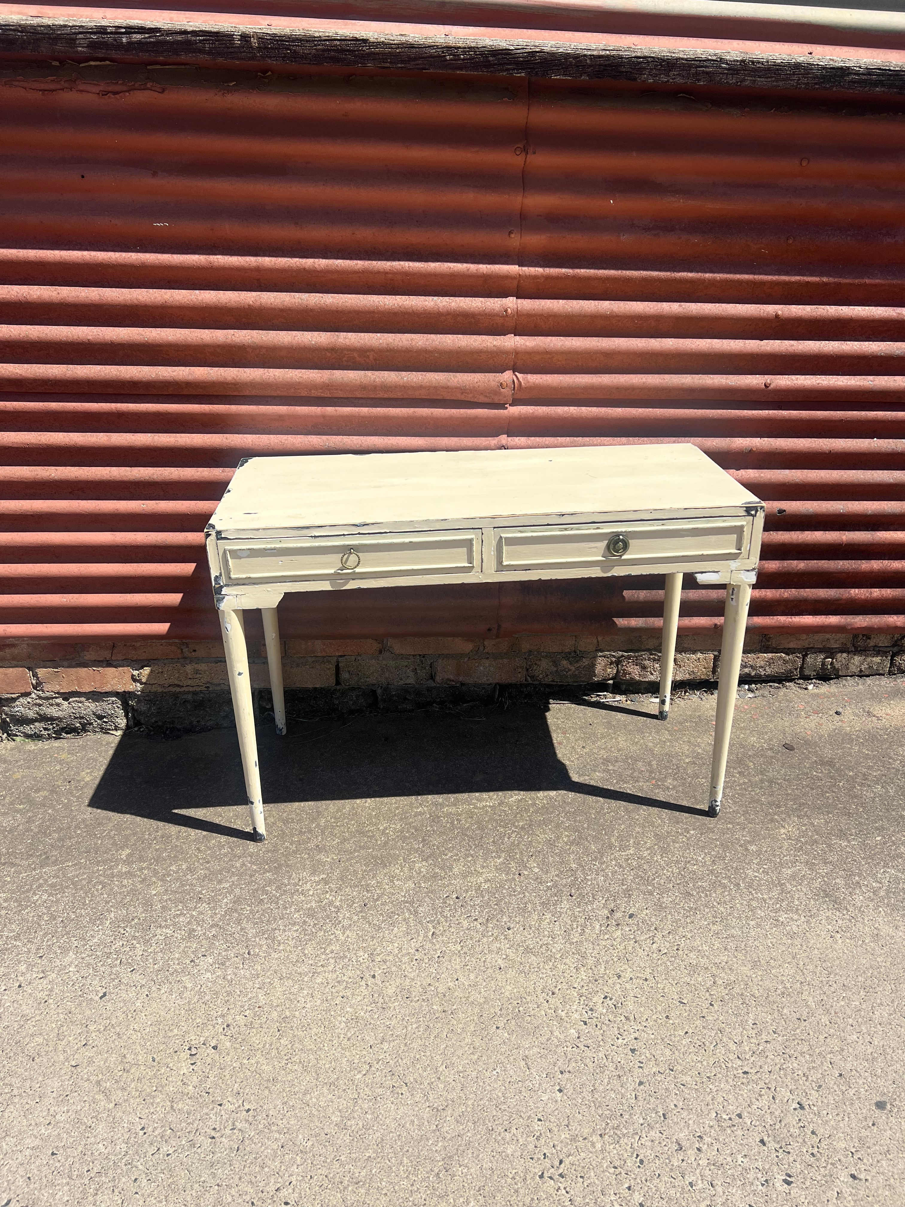 Vintage Distressed  French Writing desk