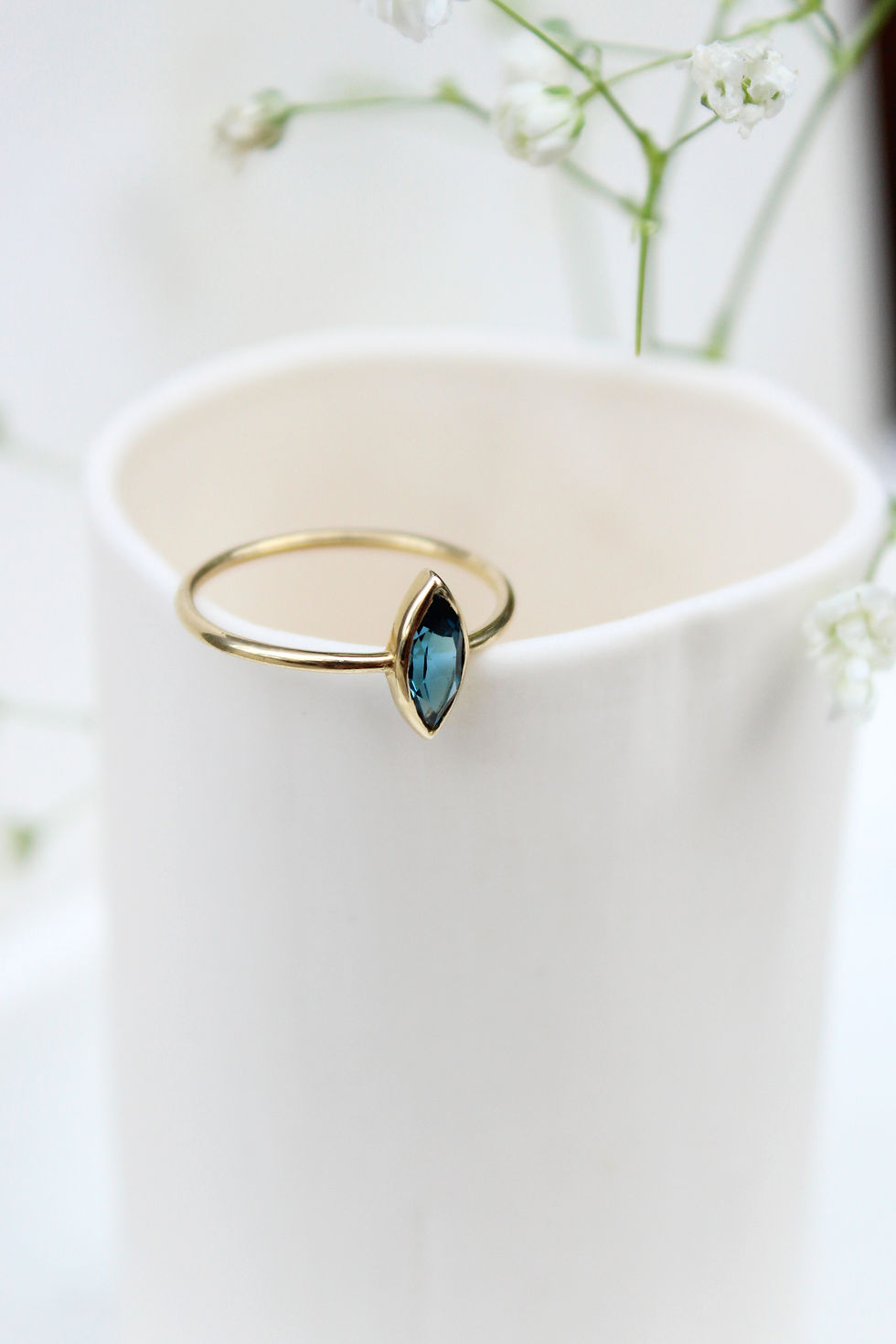 Thumbnail: Stones 14k Gold Ring