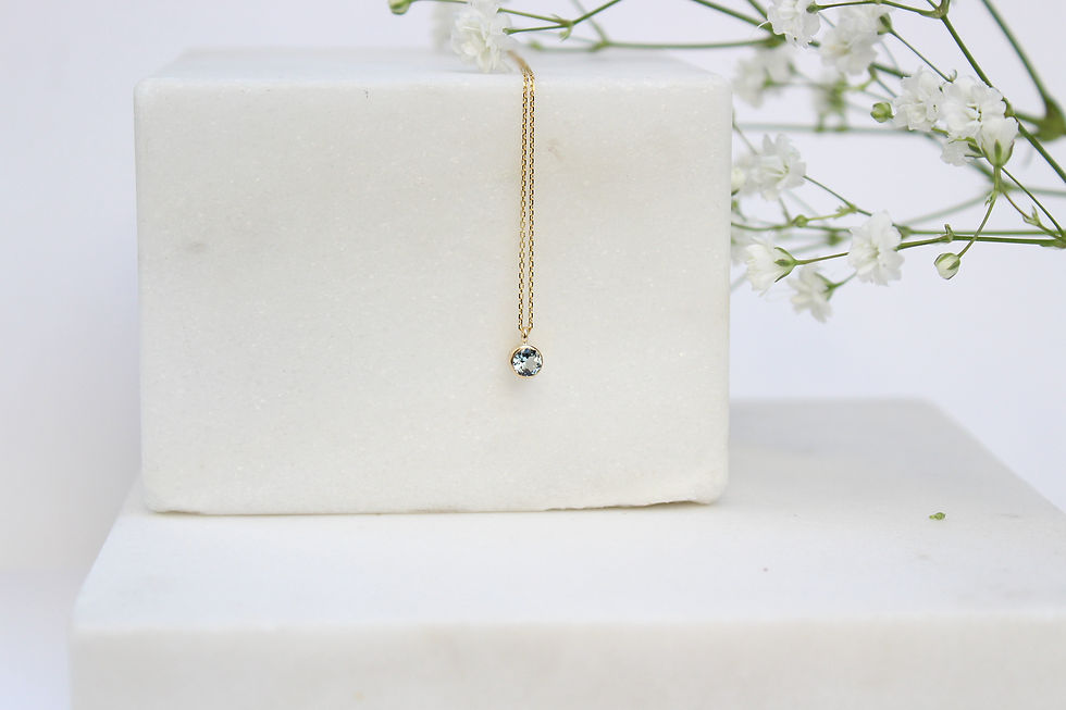 Thumbnail: Aquamarine stone Amulet | Birthstones Project