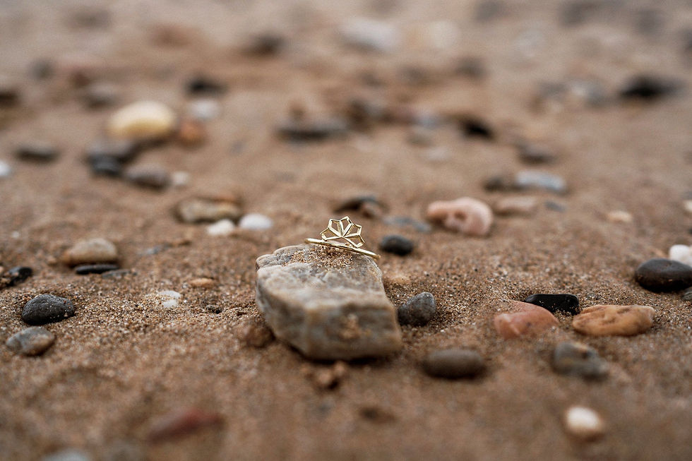 Thumbnail: Micros _ Five Leaves ring