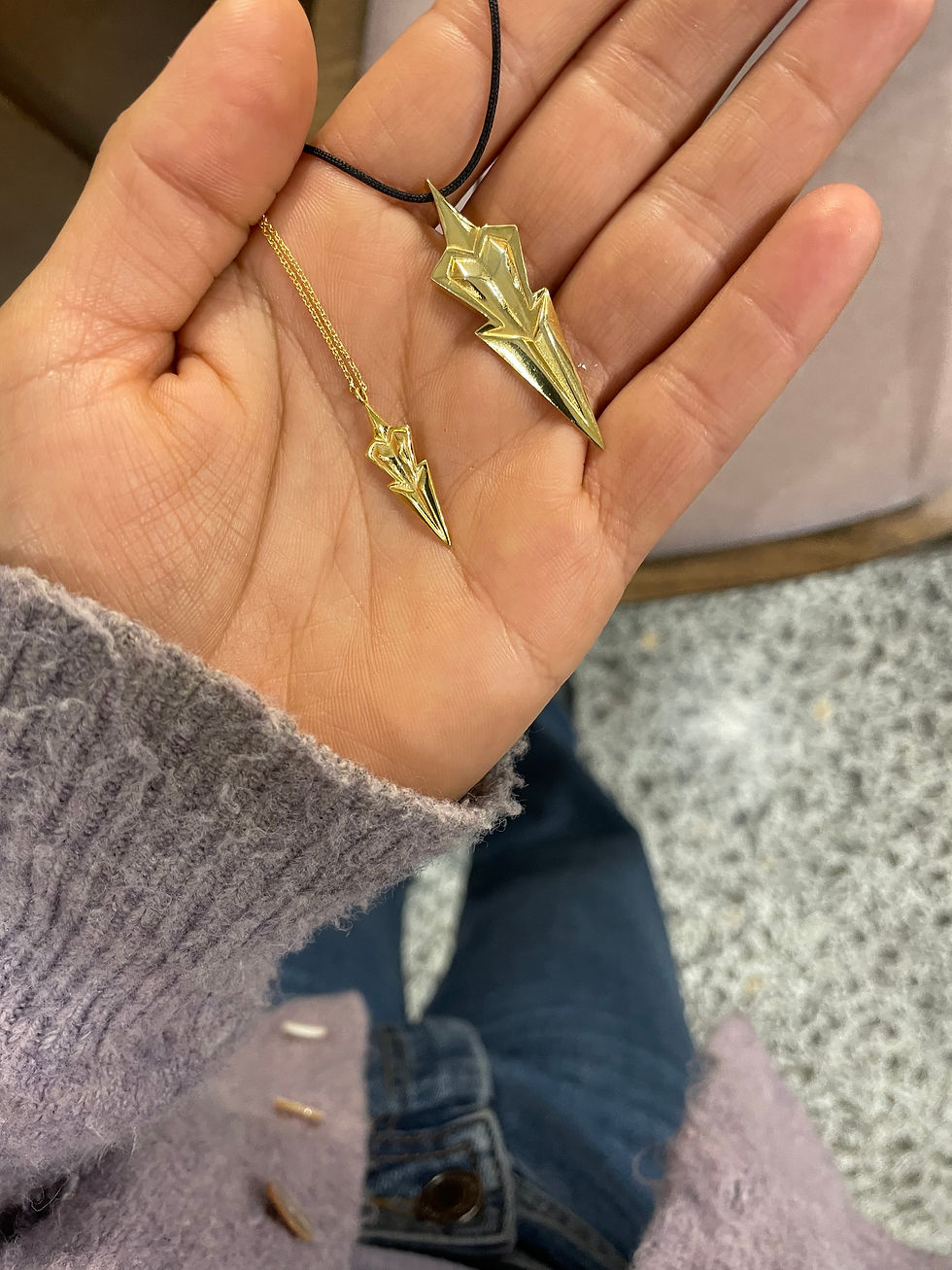 Thumbnail: SHE2022 | INSTINCT AMULET | SMALL with silver chain