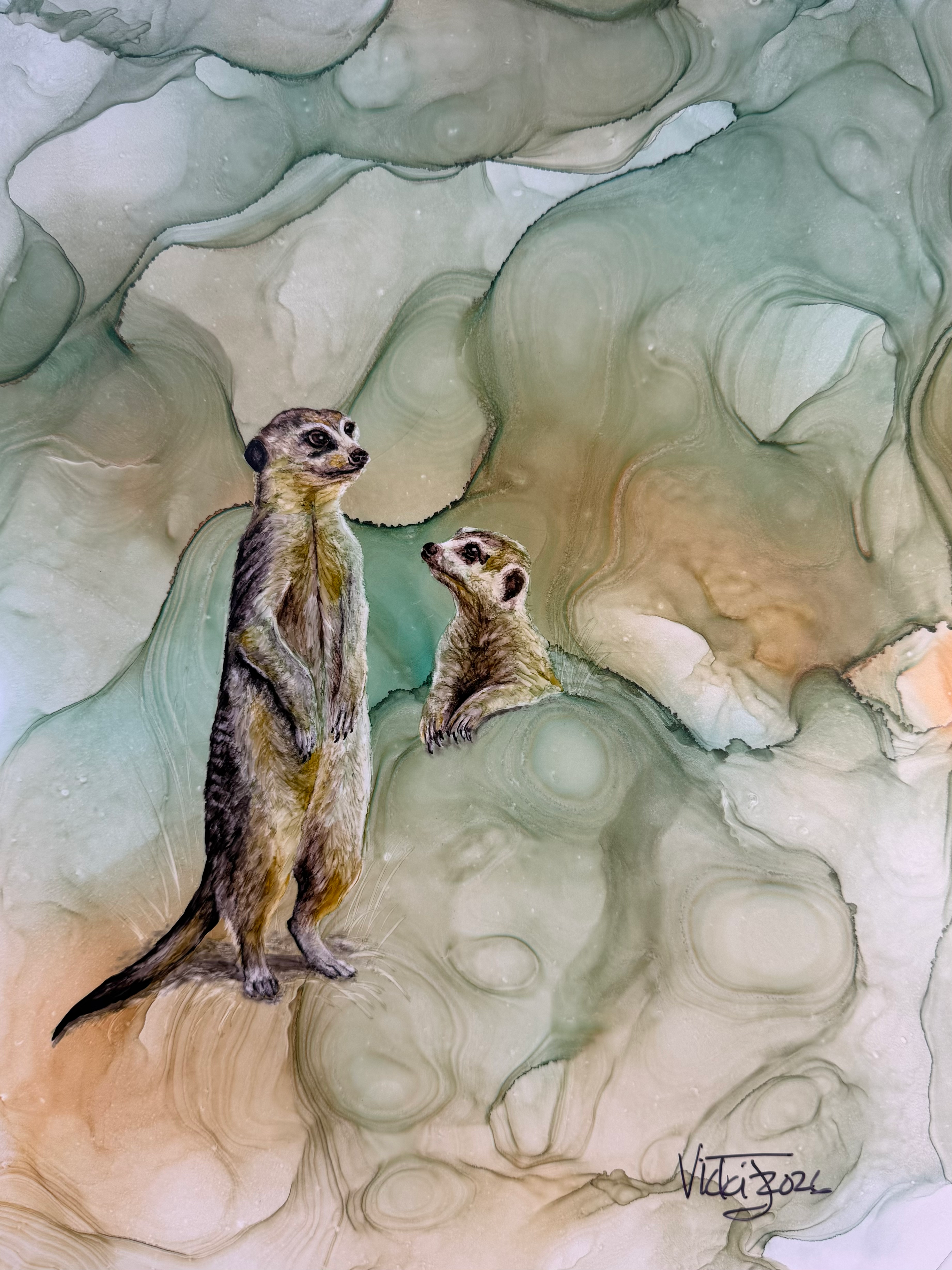 On the Lookout – Meerkat Fine Art Print