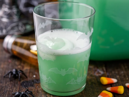 Green Witch’s Potion Mocktail: A Fizzy Halloween Party Drink