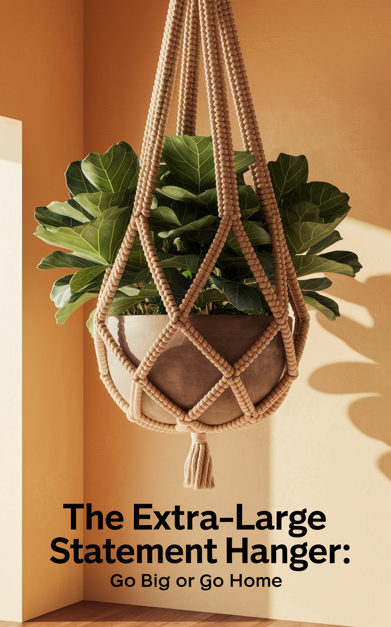 The Extra-Large Statement Hanger: Go Big or Go Home